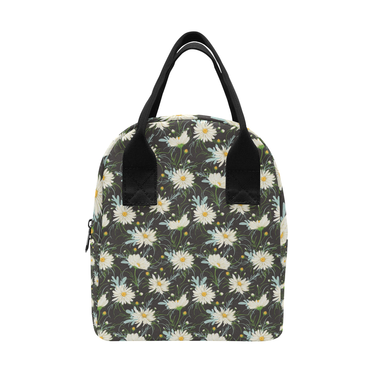 Daisy Pattern Print Design DS08 Insulated Lunch Bag