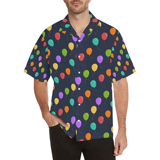 Ballon Colorful Pattern Print Design 03 Men's Hawaiian Shirt