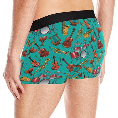 Drum Set Pattern Print Design 01 Men's Boxer Briefs