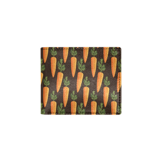 Carrot Pattern Print Design 06 Men's ID Card Wallet