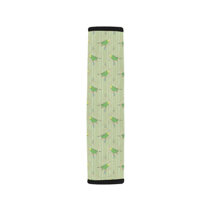Budgerigar Pattern Print Design 02 Car Seat Belt Cover