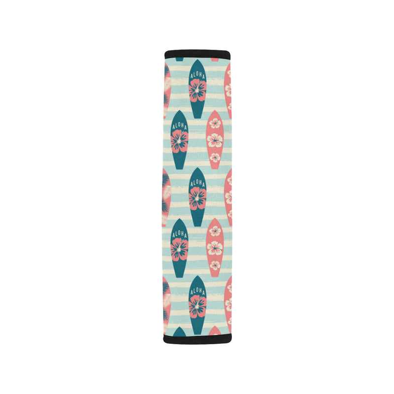 Aloha Hawaii Surfboard Pattern Print Design 02 Car Seat Belt Cover