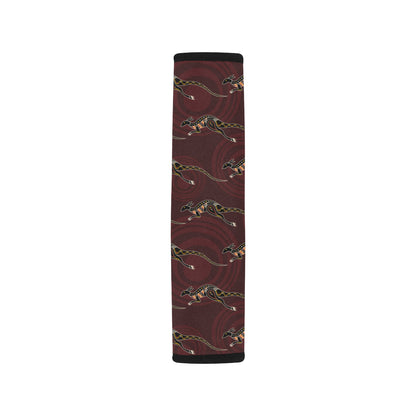 Kangaroos Pattern Print Design 05 Car Seat Belt Cover