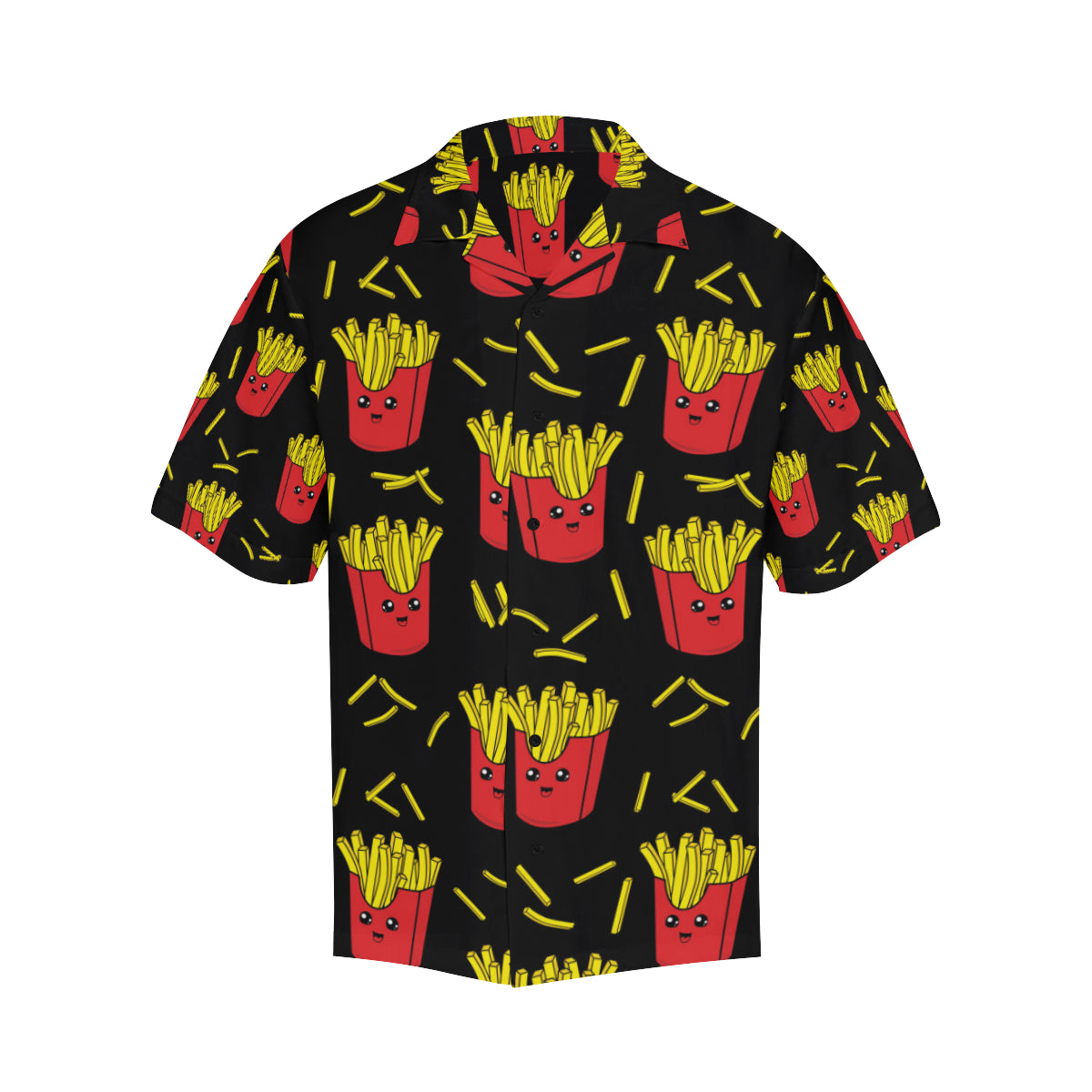 French Fried Pattern Print Design 03 Men's Hawaiian Shirt