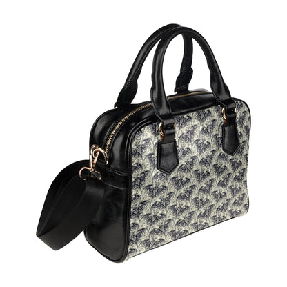 Bat Tribal Pattern Print Design 06 Shoulder Handbag