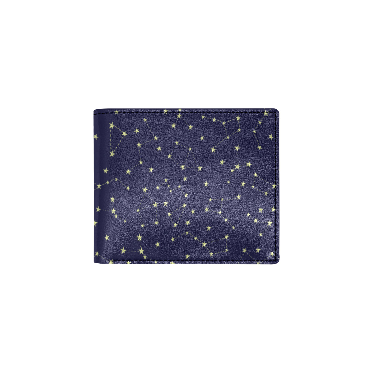 Constellation Pattern Print Design 02 Men's ID Card Wallet