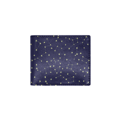 Constellation Pattern Print Design 02 Men's ID Card Wallet