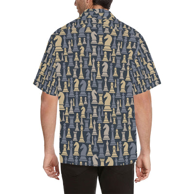 Chess Pattern Print Design 04 Men's Hawaiian Shirt