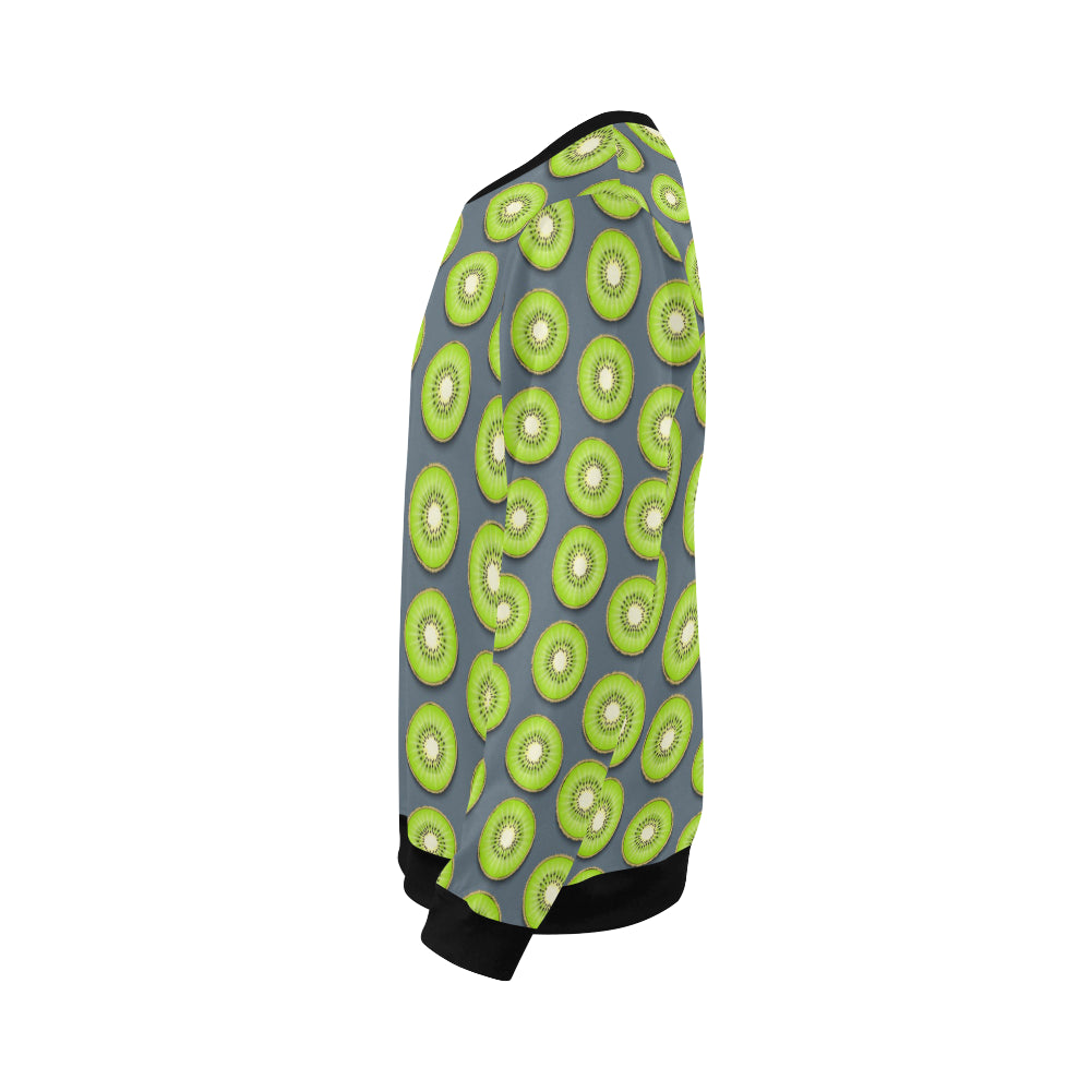Kiwi Pattern Print Design KW06 Men Long Sleeve Sweatshirt