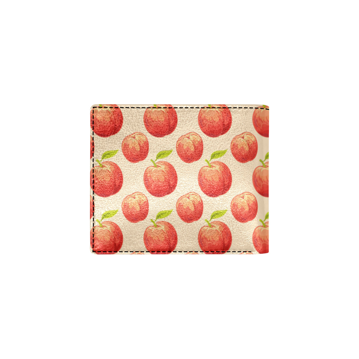 Peach Pattern Print Design A03 Men's ID Card Wallet