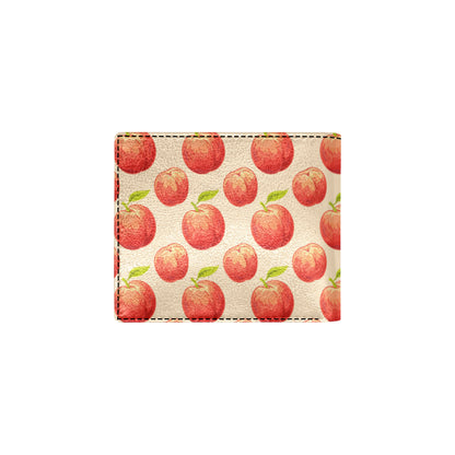 Peach Pattern Print Design A03 Men's ID Card Wallet