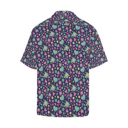 Crochet Pattern Print Design 02 Men's Hawaiian Shirt