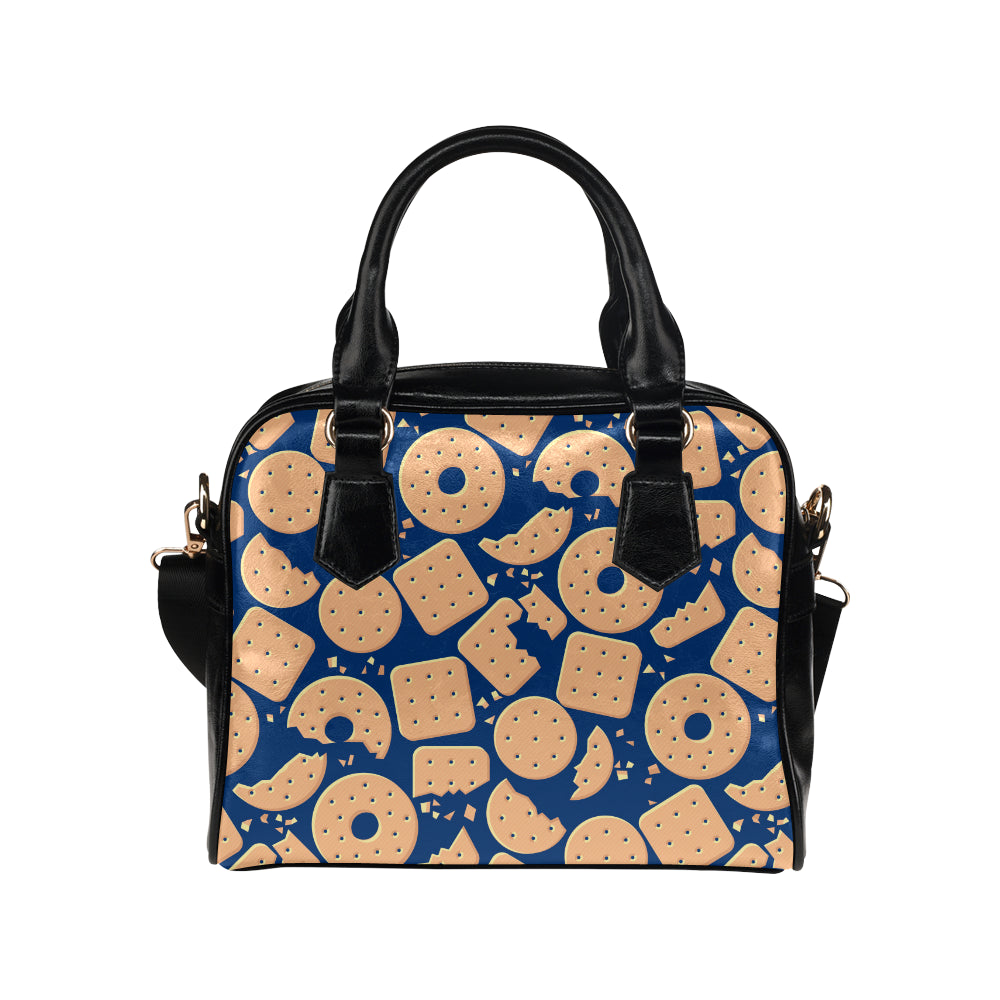 Cracker Pattern Print Design 03 Shoulder Handbag