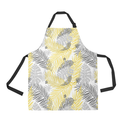 Palm Leaves Pattern Print Design PL012 Apron with Pocket