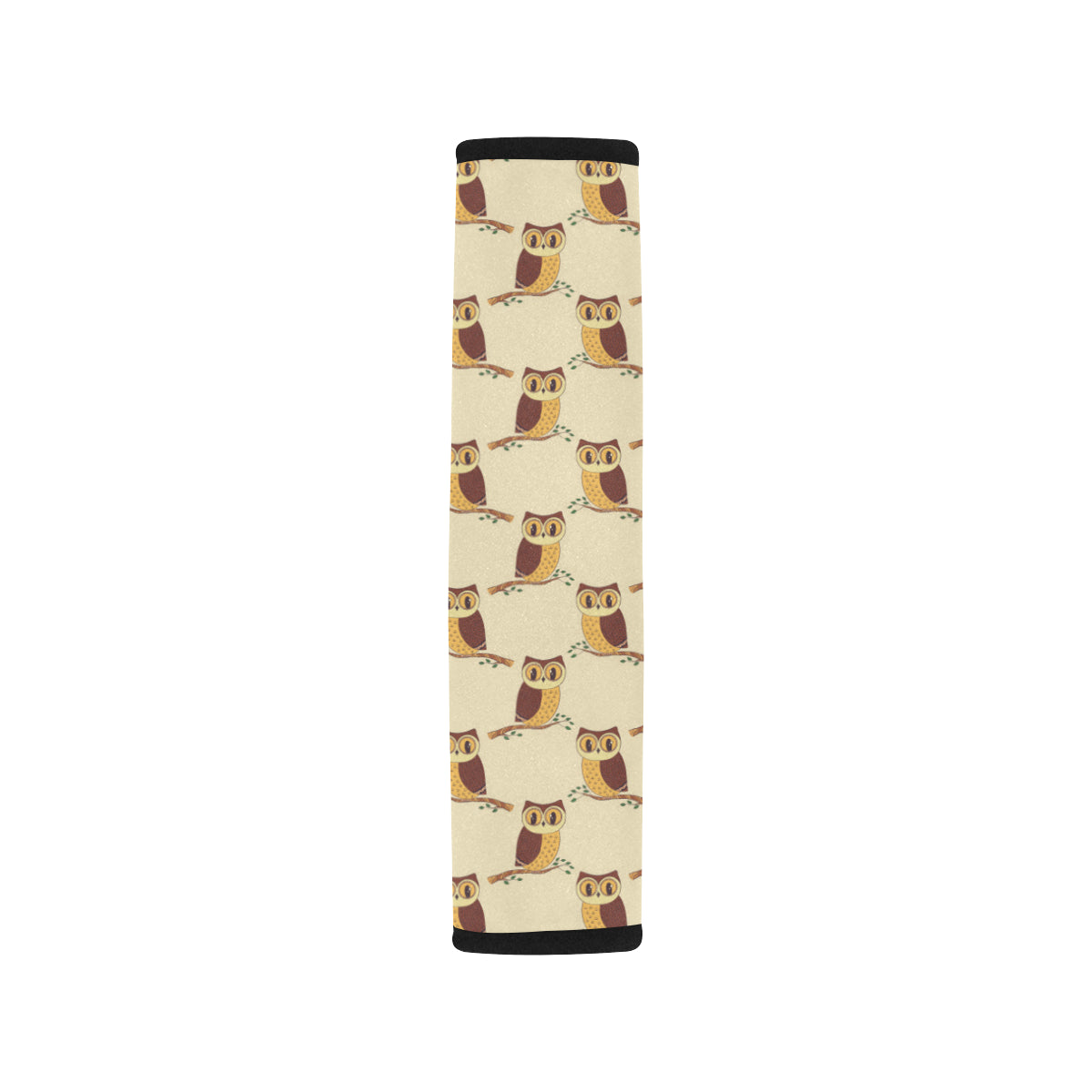 Owl Pattern Print Design A07 Car Seat Belt Cover