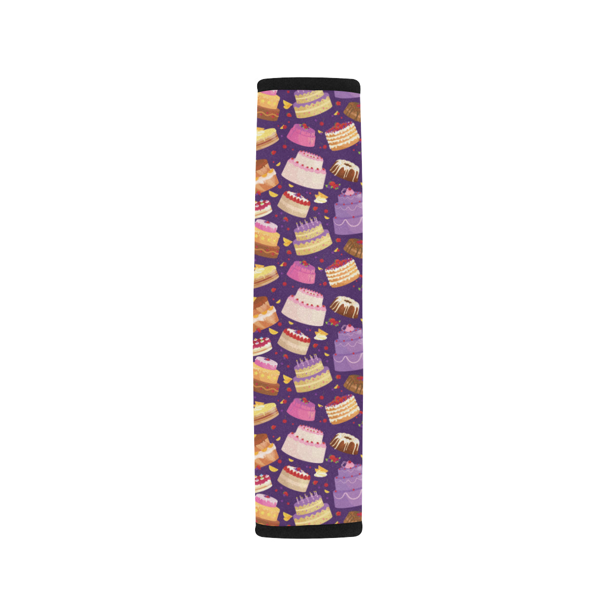 Cake Pattern Print Design 05 Car Seat Belt Cover