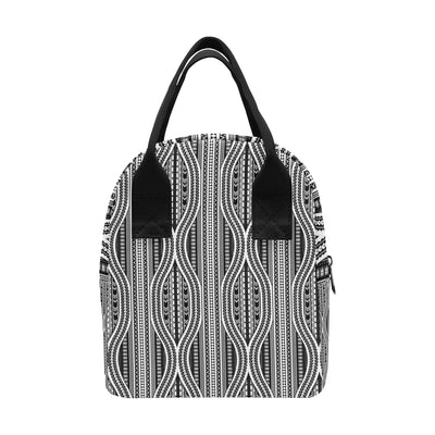 Polynesian Tribal Style Insulated Lunch Bag