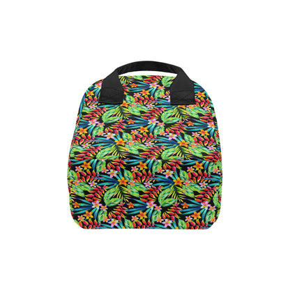Heliconia Pattern Print Design HL09 Insulated Lunch Bag