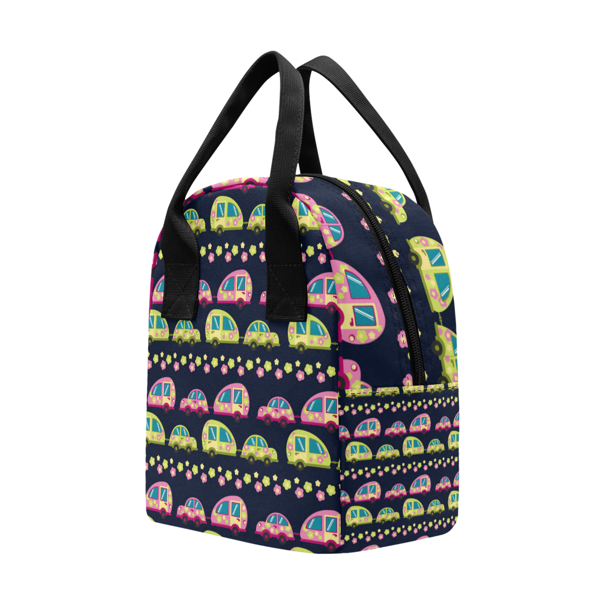 Camper Cute Camping Design No 3 Print Insulated Lunch Bag