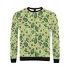 Avocado Pattern Print Design AC01 Men Long Sleeve Sweatshirt