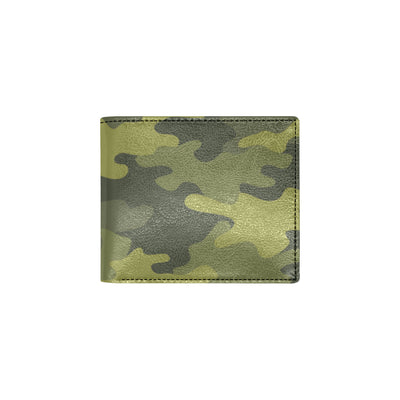 Military Camouflage Pattern Print Design 02 Men's ID Card Wallet