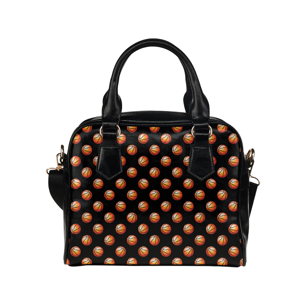 Basketball Pattern Print Design 01 Shoulder Handbag