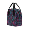 Tribal aztec Dark Multicolor Insulated Lunch Bag