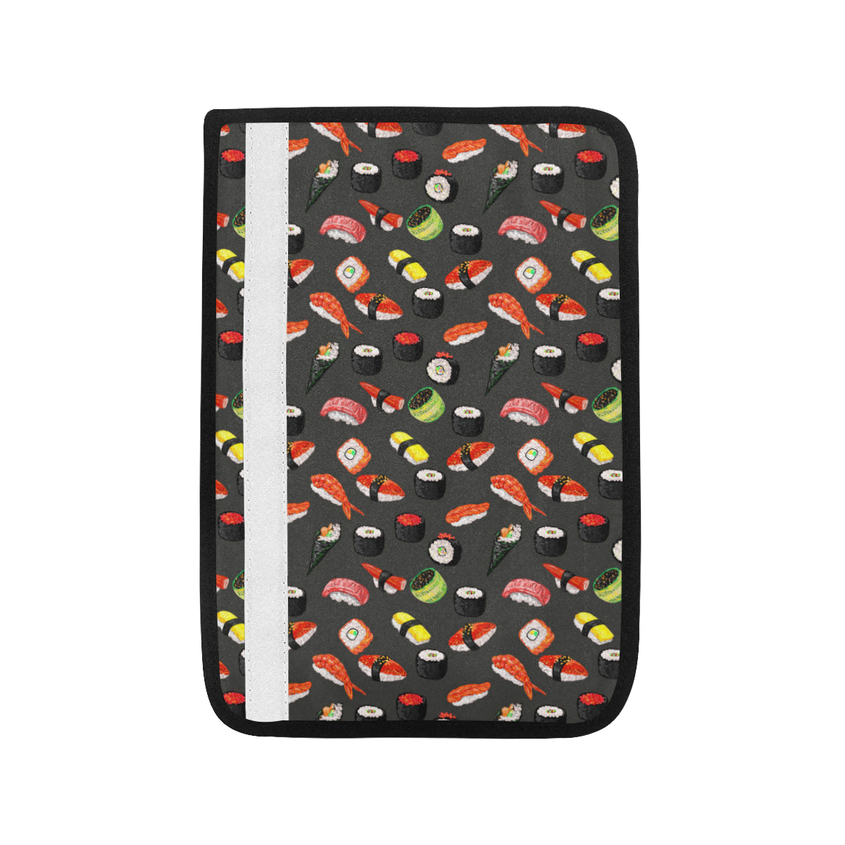 Sushi Design Print Car Seat Belt Cover