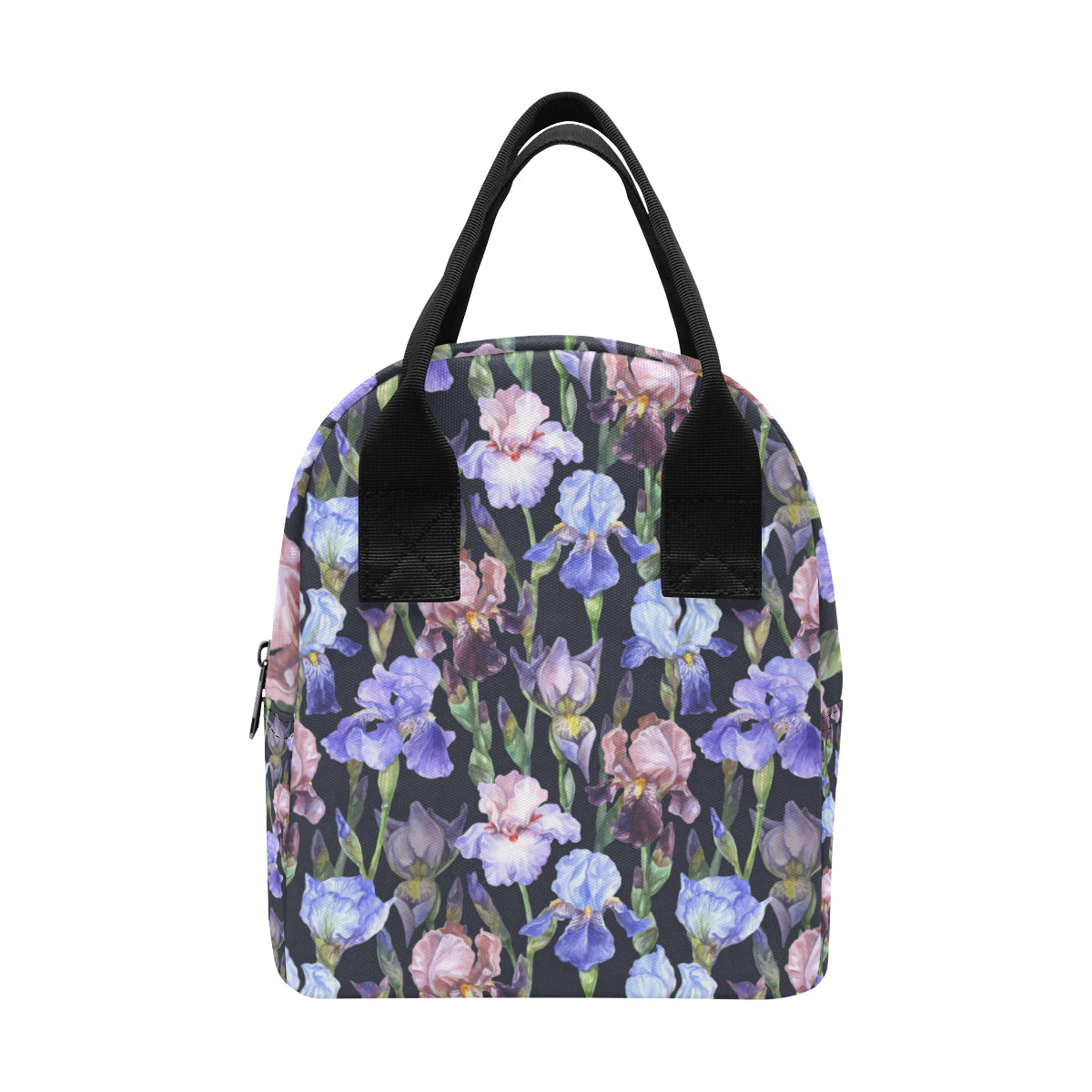 Iris Pattern Print Design IR04 Insulated Lunch Bag