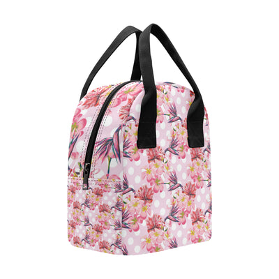 Bird Of Paradise Pattern Print Design BOP011 Insulated Lunch Bag