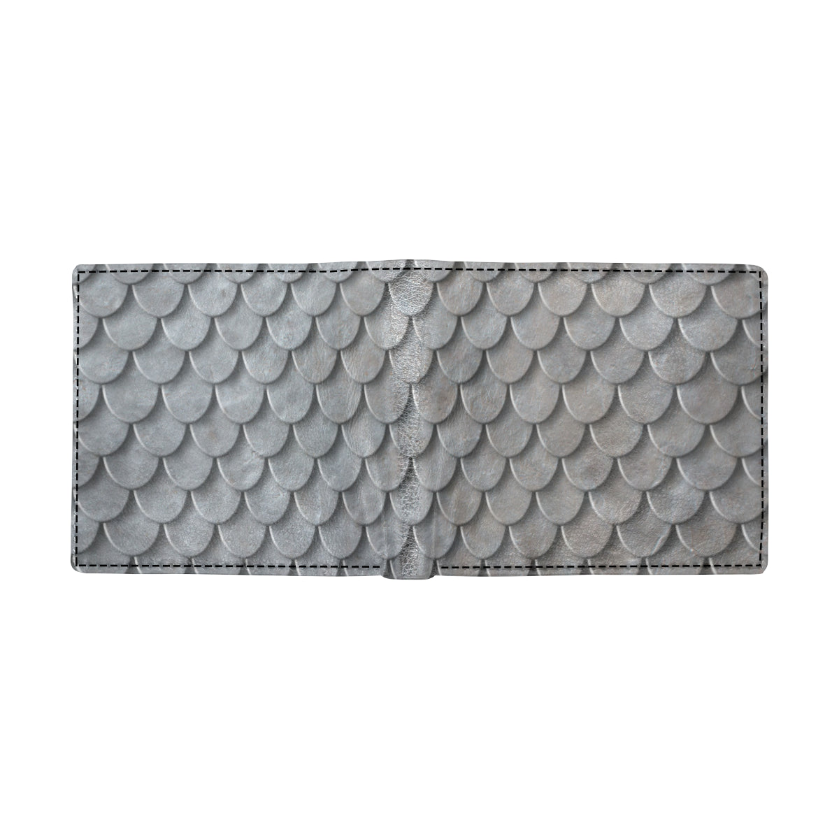Armor Scales Pattern Print Design 03 Men's ID Card Wallet