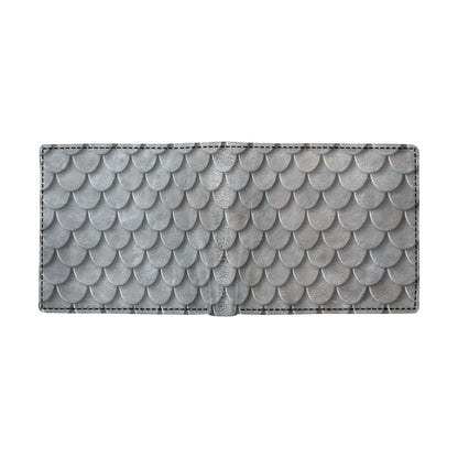 Armor Scales Pattern Print Design 03 Men's ID Card Wallet