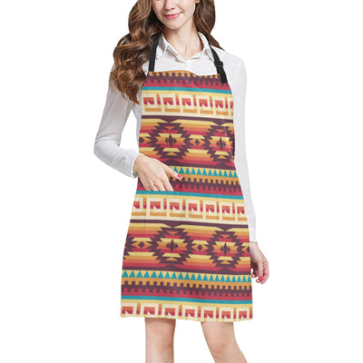 Tribal Aztec Vintage Apron with Pocket