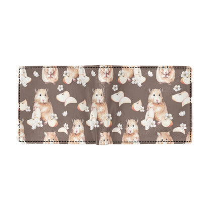 Hamster Pattern Print Design 03 Men's ID Card Wallet