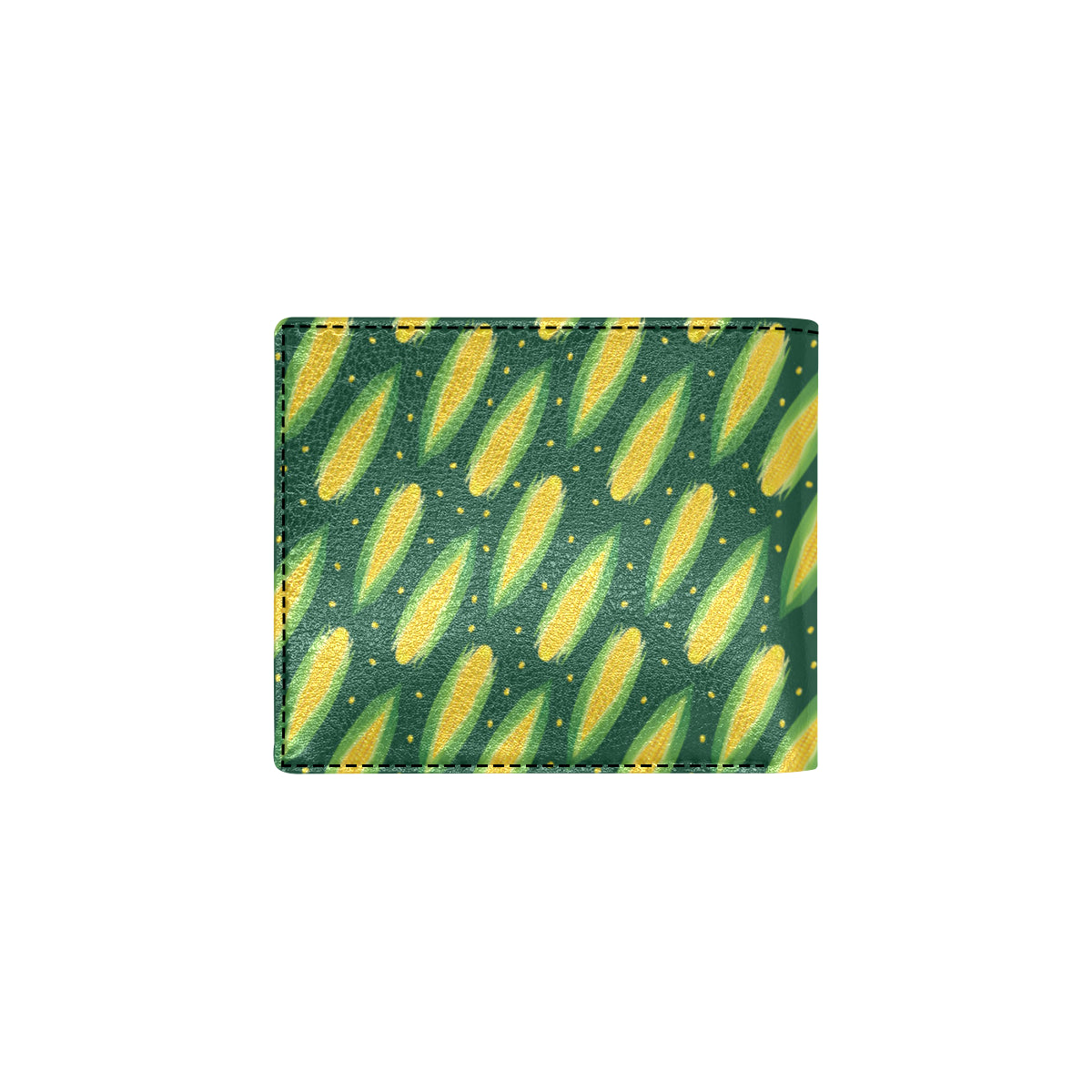 Corn Pattern Print Design 03 Men's ID Card Wallet