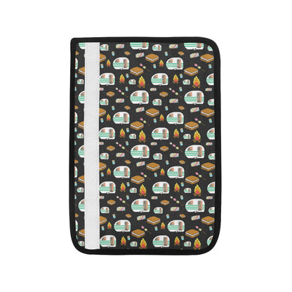 Camper marshmallow Camping Design Print Car Seat Belt Cover