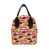 Cupcake Pattern Print Design CP02 Insulated Lunch Bag