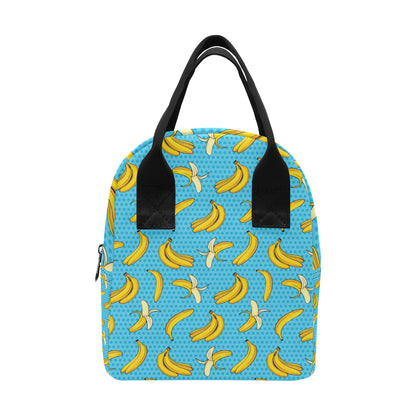 Banana Pattern Print Design BA08 Insulated Lunch Bag