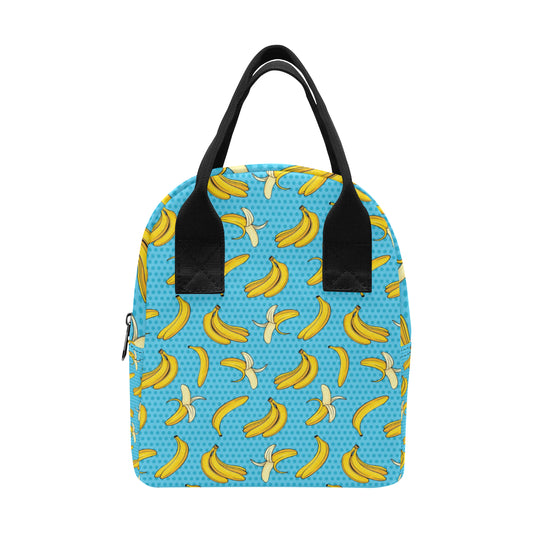 Banana Pattern Print Design BA08 Insulated Lunch Bag