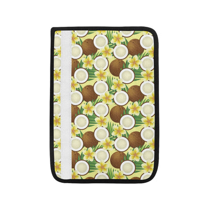 Coconut Pattern Print Design CN02 Car Seat Belt Cover