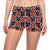 Carnations Pattern Print Design CN03 Yoga Shorts