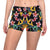 Tropical Flower Pattern Print Design TF015 Yoga Shorts