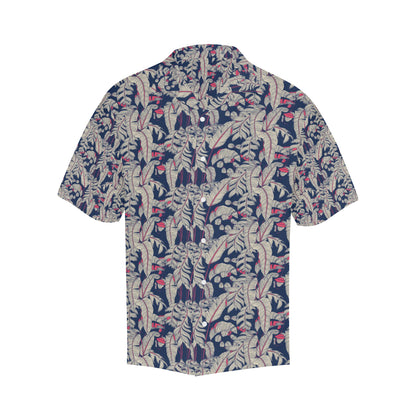 Bird Of Paradise Pattern Print Design 03 Men's Hawaiian Shirt