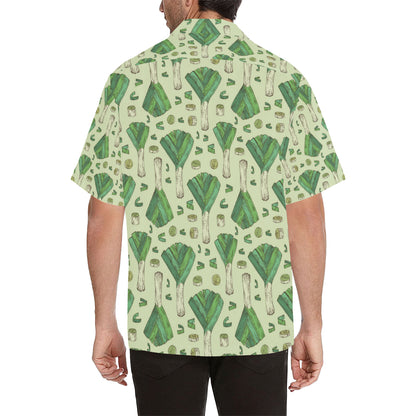 Leek Pattern Print Design 04 Men's Hawaiian Shirt