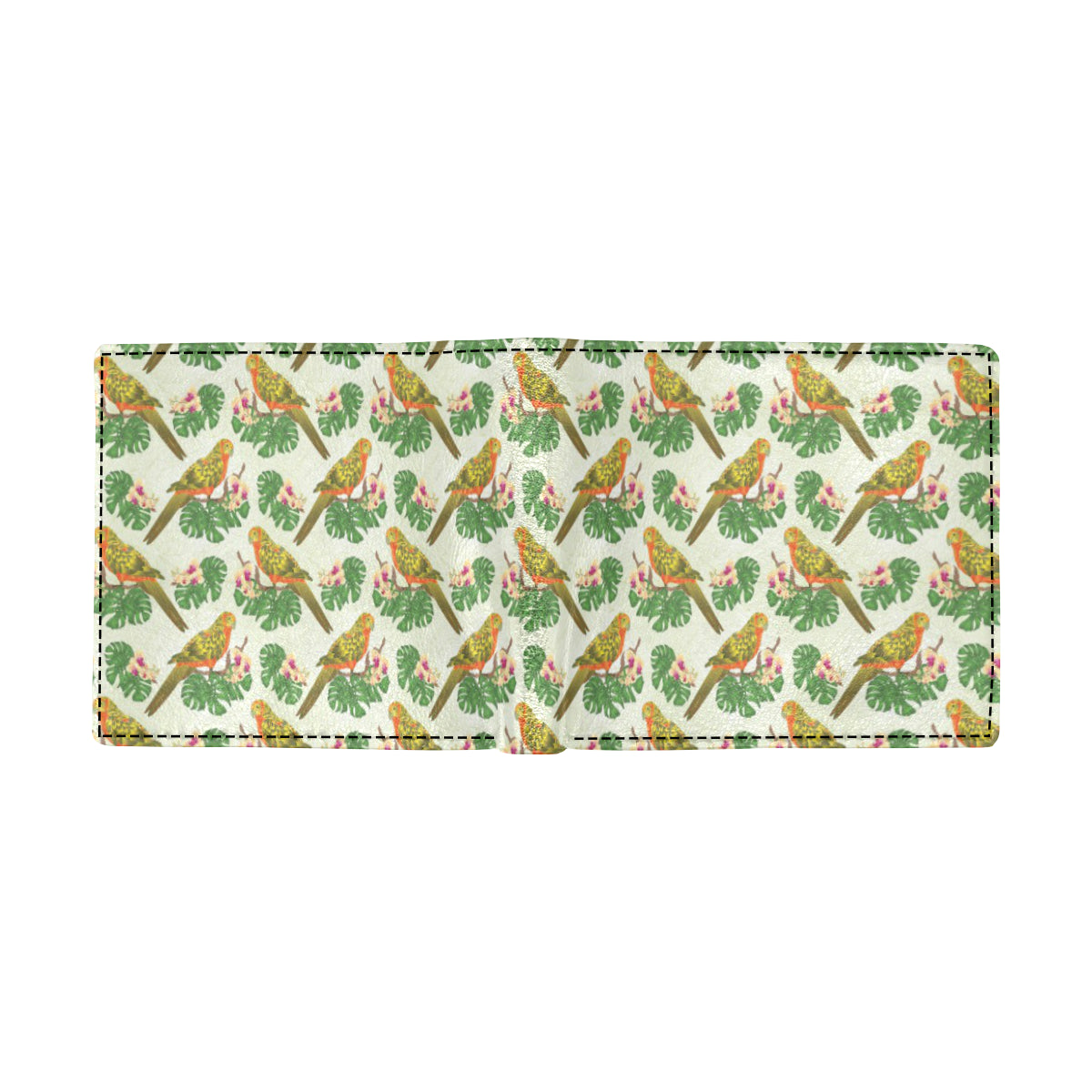 Conures Pattern Print Design 01 Men's ID Card Wallet
