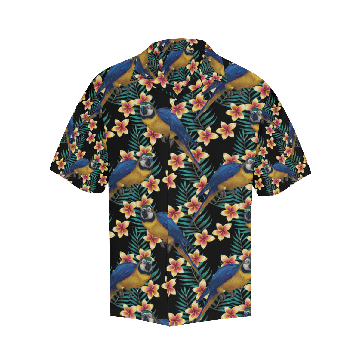 Macaw Pattern Print Design 01 Men's Hawaiian Shirt