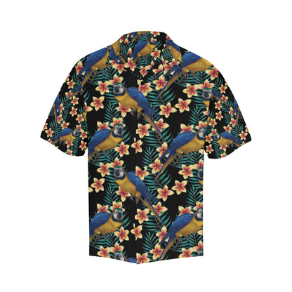 Macaw Pattern Print Design 01 Men's Hawaiian Shirt