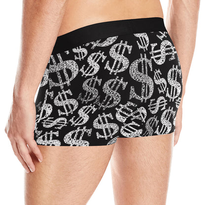 Money Pattern Print Design 02 Men's Boxer Briefs