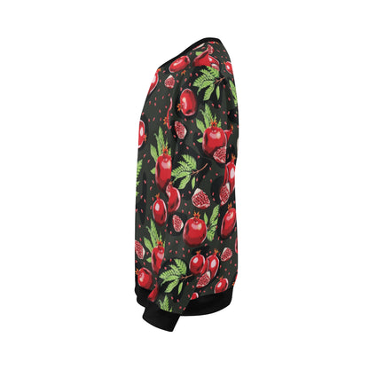 Pomegranate Pattern Print Design PG06 Men Long Sleeve Sweatshirt