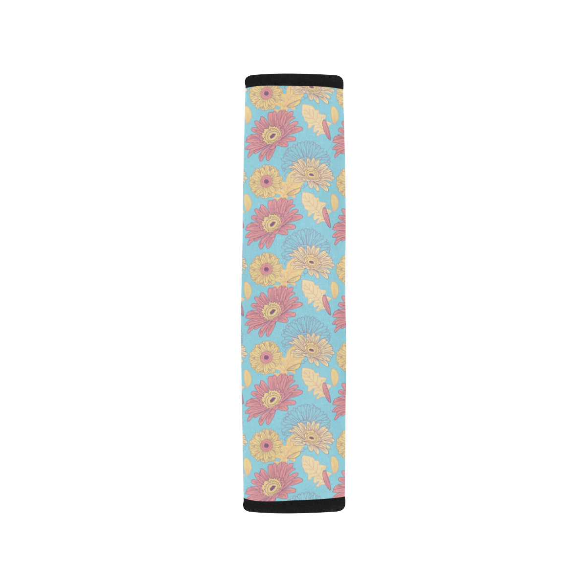 Gerberas Pattern Print Design GB04 Car Seat Belt Cover